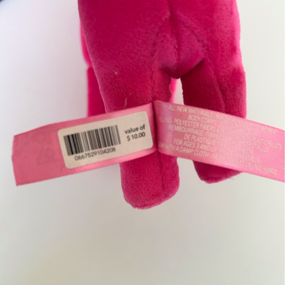 PINK VICTORIAS SECRET PLUSH VELVET PINK DOG NWT - Picture 5 of 14